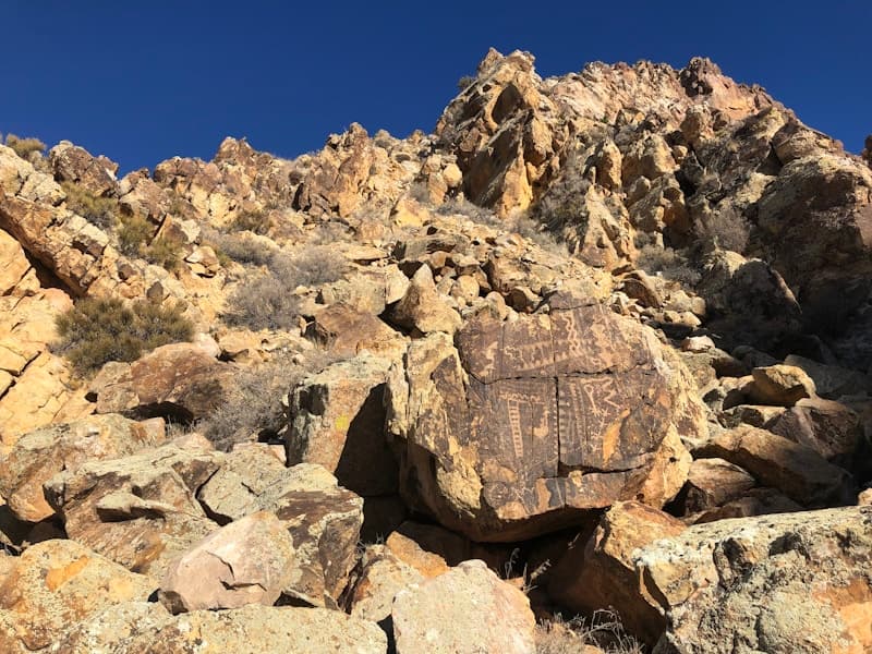 Ancient petroglyphs