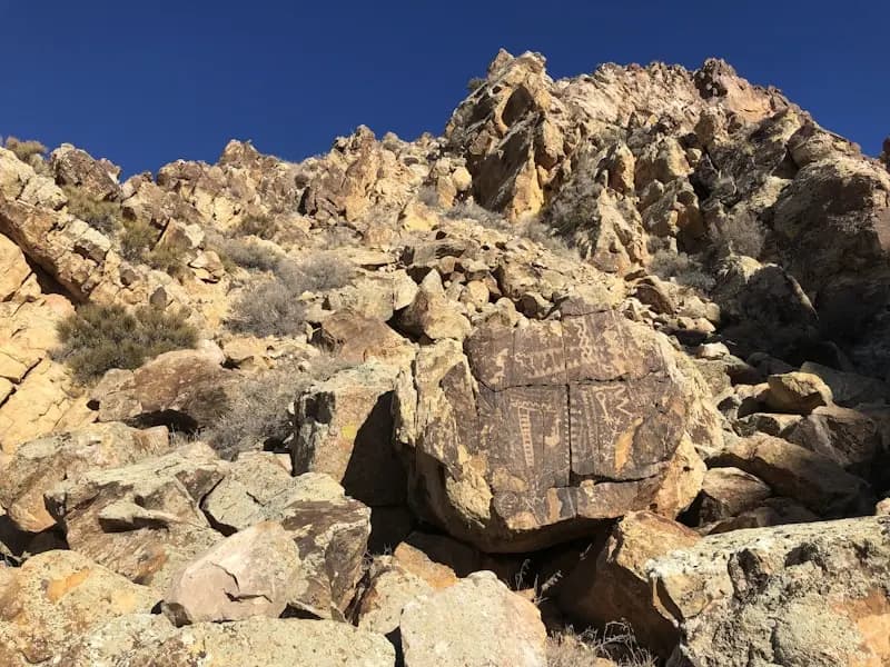 Ancient petroglyphs