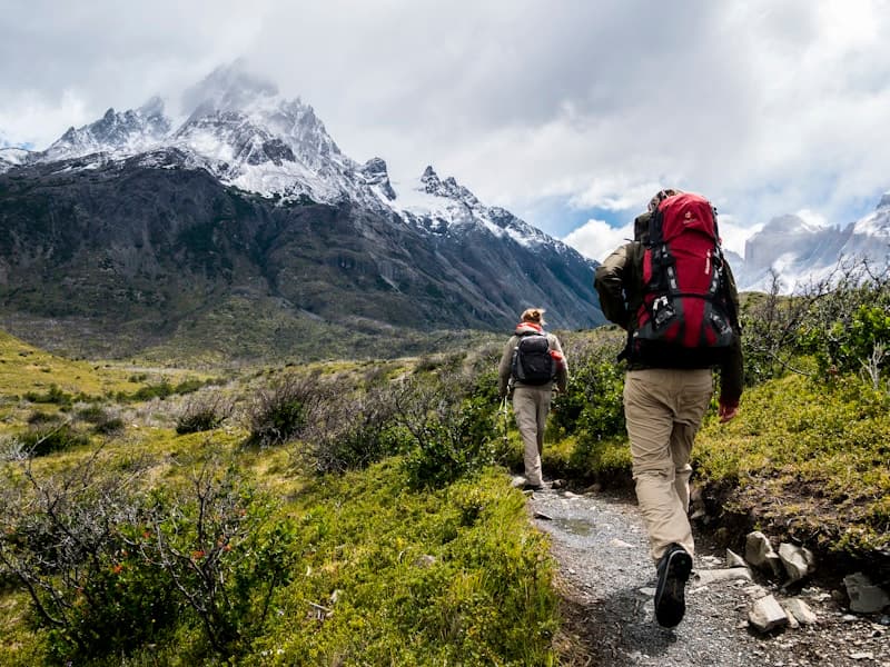 Alpine trekking