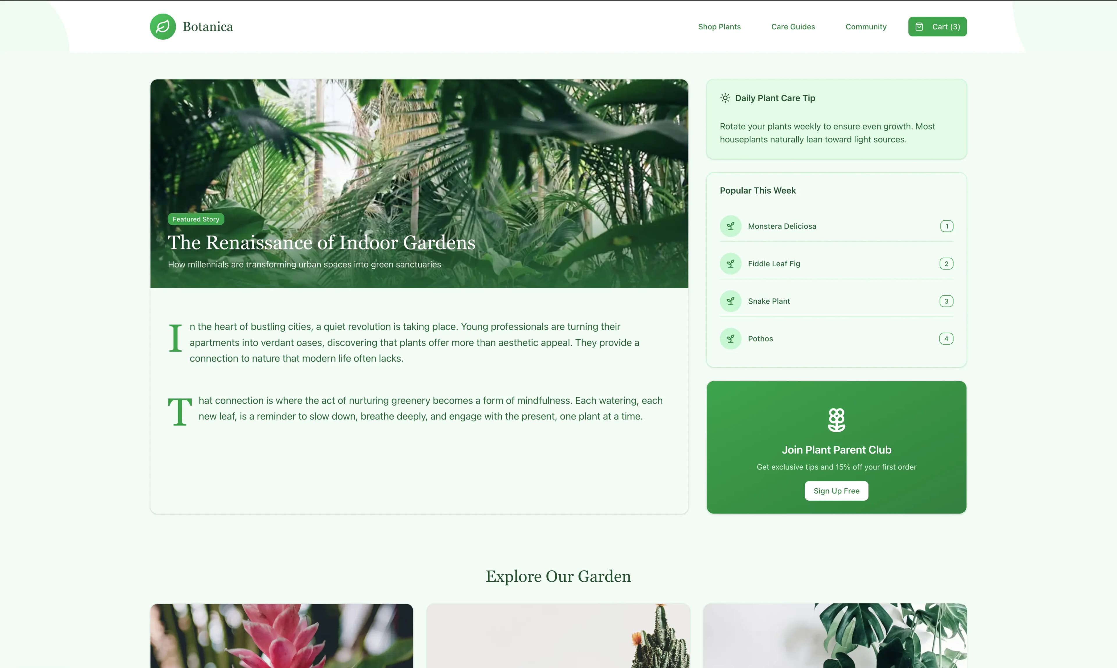 Botanical preview